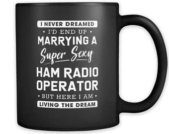 Super Sexy Ham Radio Operator Mug. Ham Radio Mug. Ham Radio Gift. Ham Radio Operator Gift. Amateur Radio Gift. Amateur Radio Mug #a335
