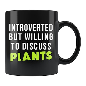 Plant Mug Plant Lover Mug Plant Lady Mug Botanical Mug Plant Mugs Plant Mom Mug Gardener Mug Plant Gift Succulent Mug #d2108