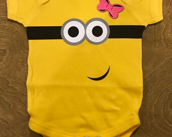 minion baby sleepsuit
