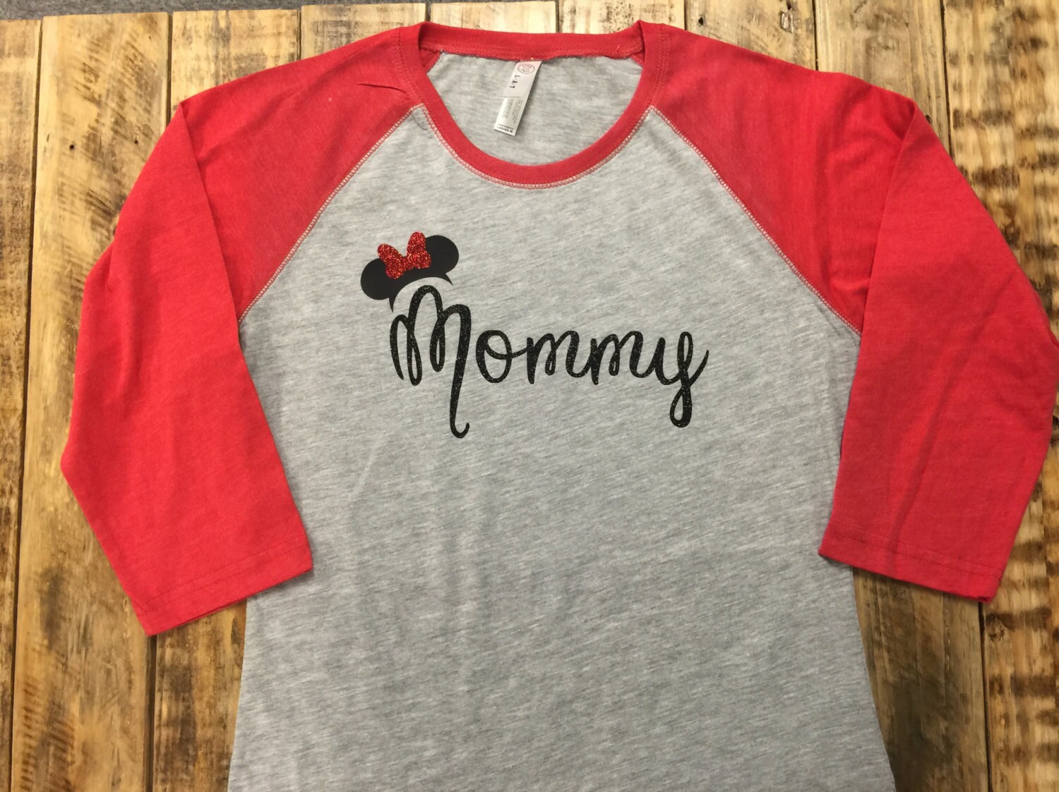Monogrammed Mommy Disney Baseball Style Shirt Personalized Etsy