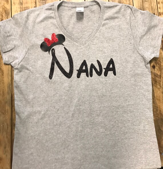 women's v neck disney shirt