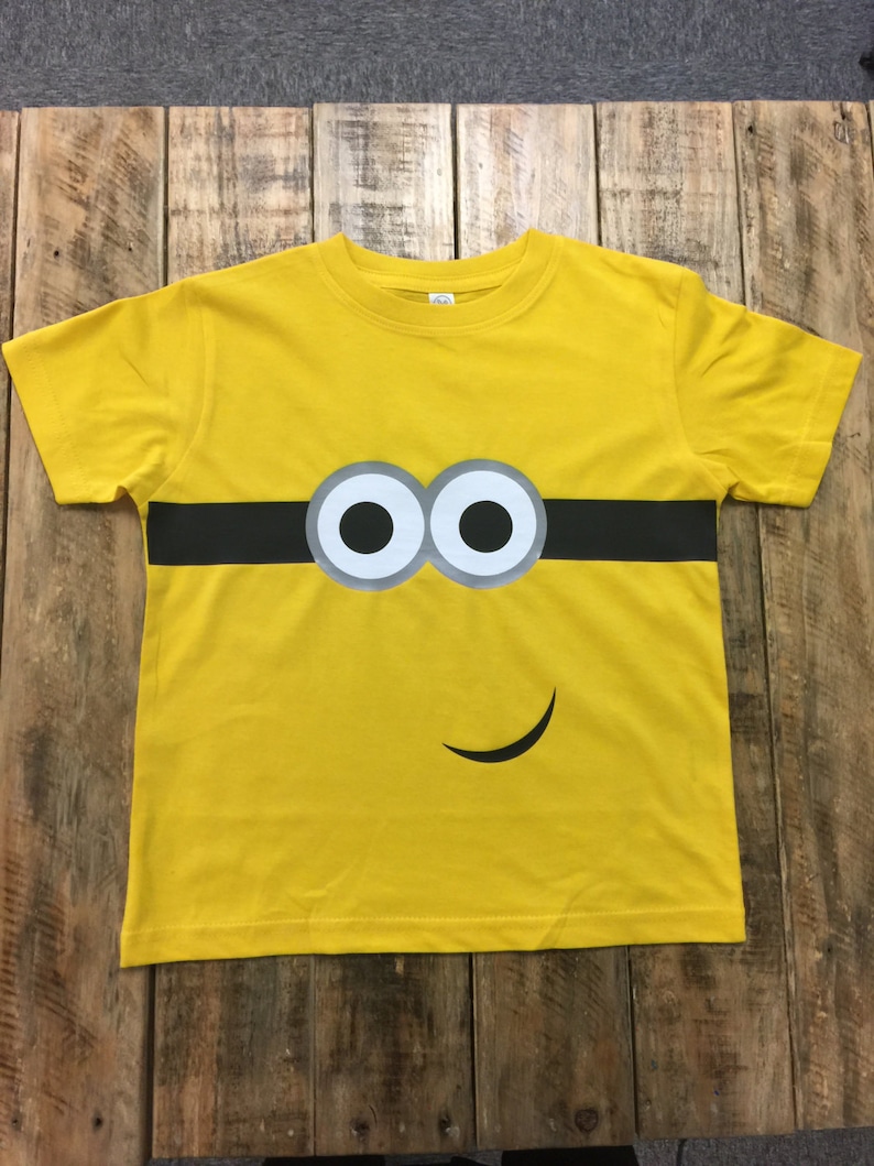 Minion Toddler Shirt Despicable Me Toddler Shirt Etsy UK