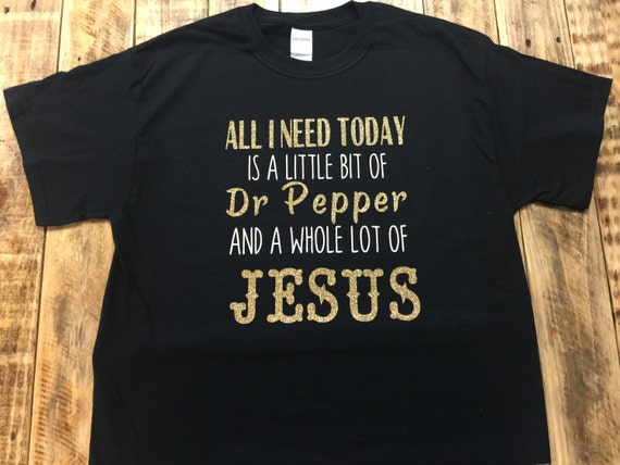 dr pepper and jesus shirt