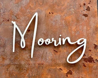 Floating Metal Business Sign: 3D Raised Wall Letters, Custom Logo