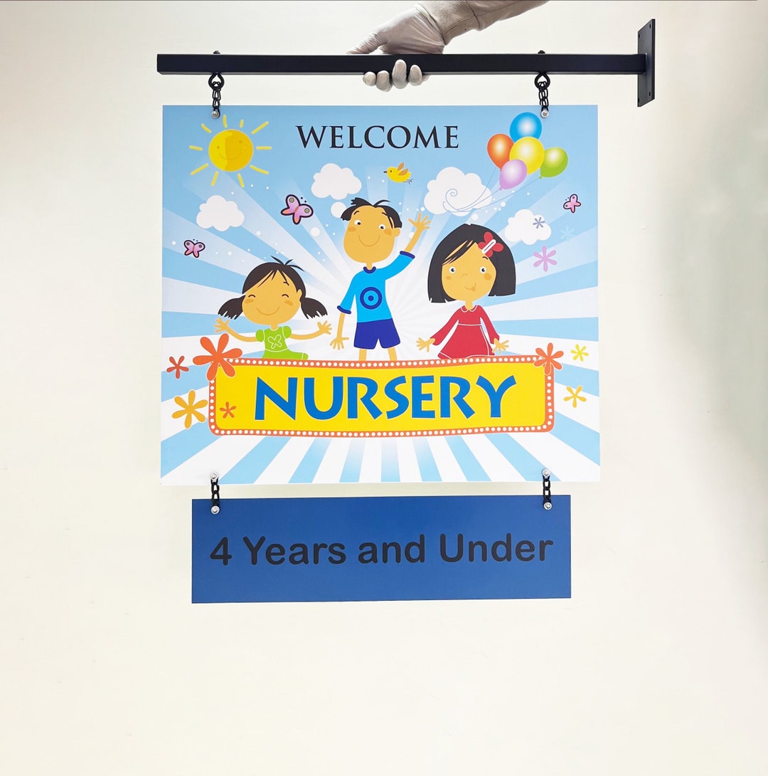 Custom Hanging Storefront Sign, Metal Blade Sign, Double Sided Sidewalk