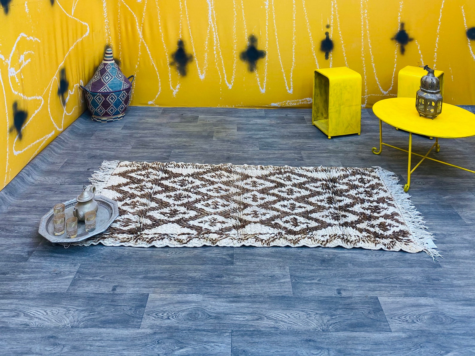 Berber Moroccan rug 5.10 ft x 2.7 ft 178 cm x 78 cm Etsy