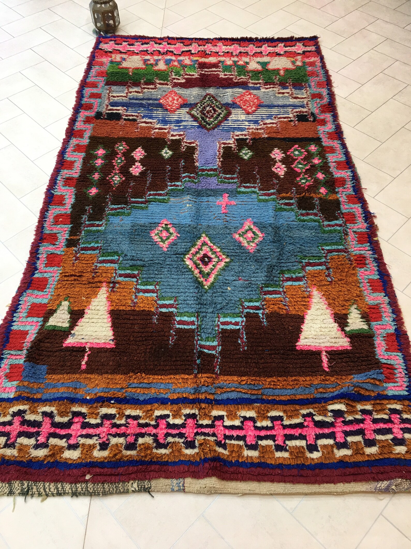 Berber Moroccan Rugs 8.4 Ft X 4.9 Ft 253 Cmx 145 Cm Etsy