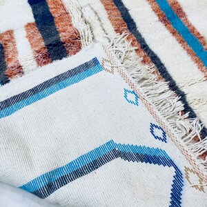 Moroccan rug,Handmade wool,Authentic rug,Berber carpet,All wool rug,Berber style,Moroccan shag rug,Moroccan area rug,Custom made rug, Rugs image 10