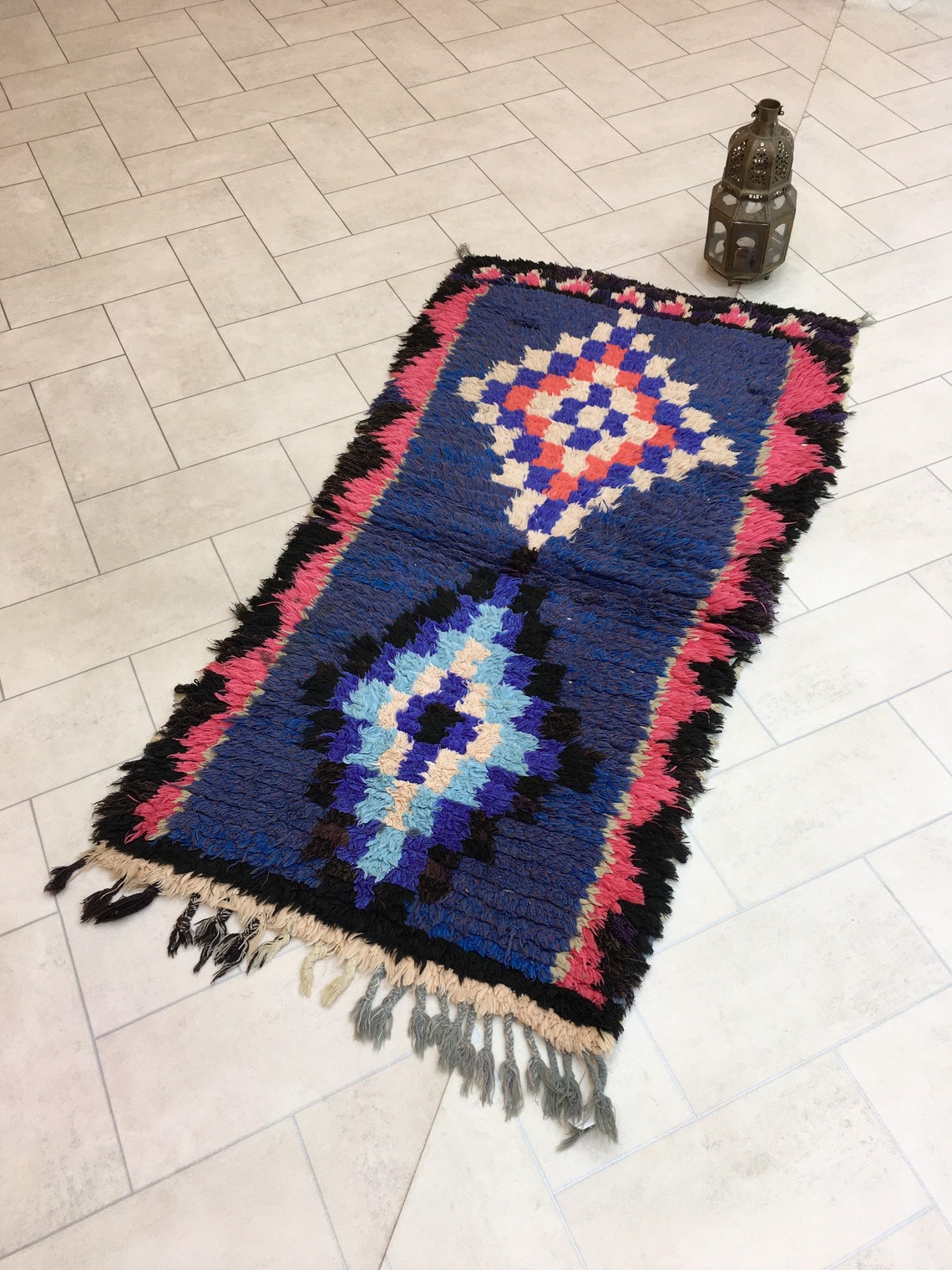 Moroccan rug 4.9 ft x 2.7 ft 145 cm x 78 cm Etsy