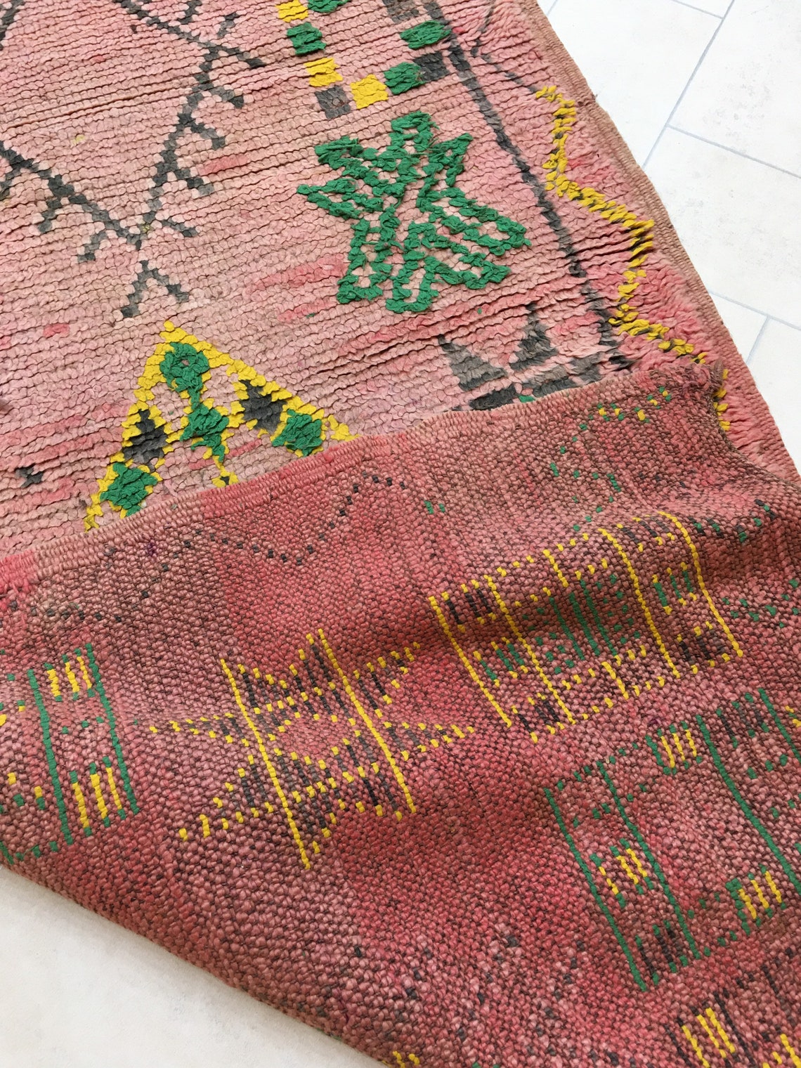 Moroccan rug 12.2 ft x 3.4 ft 370 cm x 101 cm Etsy