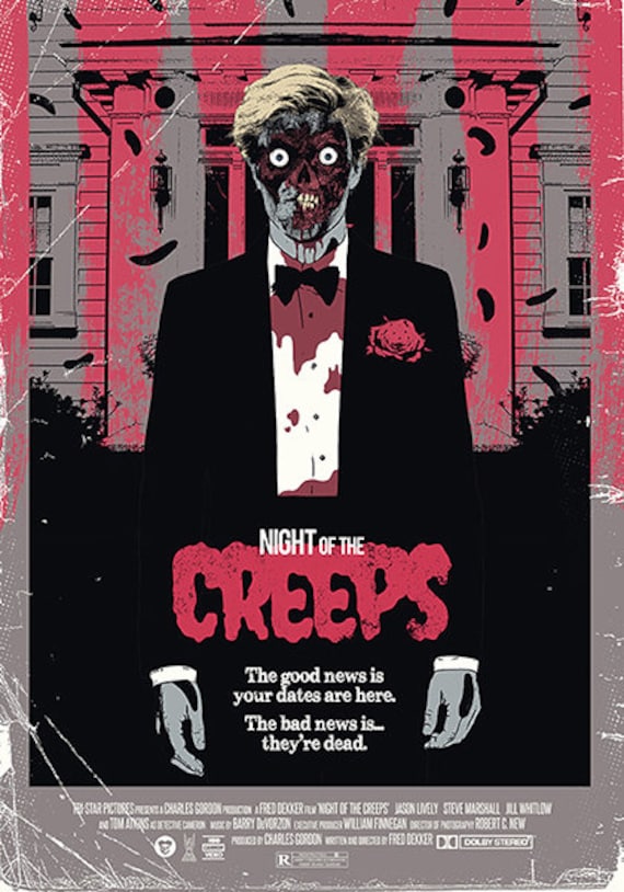 Night of the Creeps 11X17 Movie Poster Tom Atkins