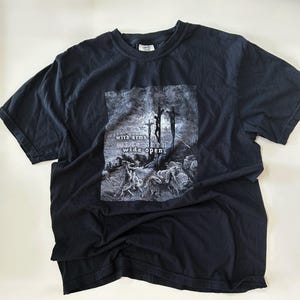 Creed with arms wide open tshirt (the darkness at the crucifixion gustave dore) vintage style early 2000s band tshirt original design