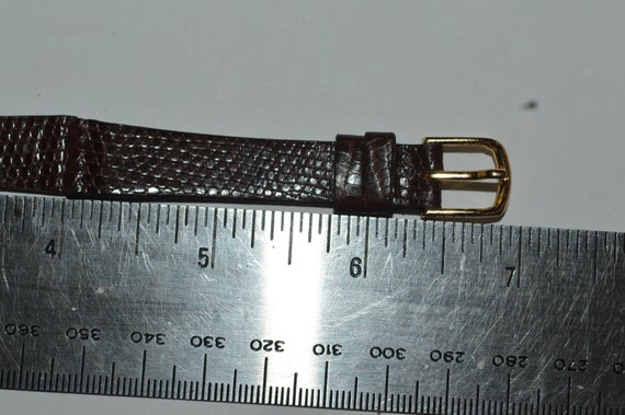 Seiko Genuine Lizard Leather Strap 13mm Brown Jap… - image 5