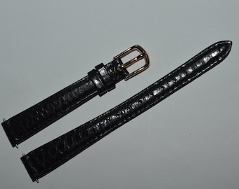 Bracelet De Montre Femme Speidel En Cuir De Veau Véritable Marron - Largeur 10 Mm - Neuf Ancien Stock