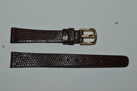 Seiko Genuine Lizard Leather Strap 13mm Brown Jap… - image 2