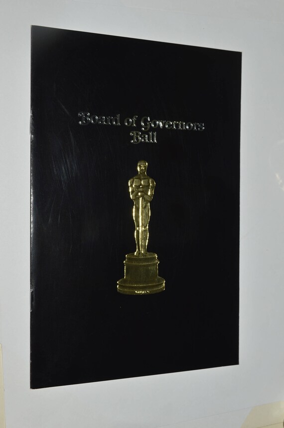57th Academy of Motion Pictures Arts and Sciences Oscar Board Etsy