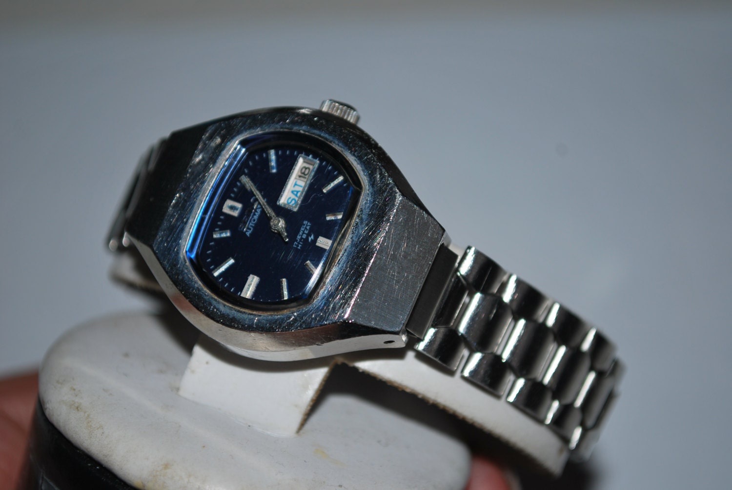 1970's Vintage SEIKO HI BEAT Lady Automatic Watch 17 Jewels 2206