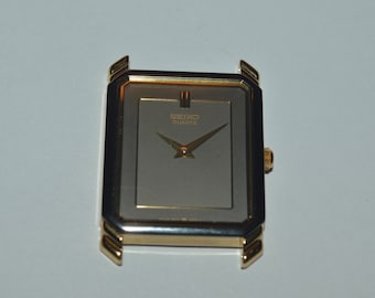 Vintage SEIKO Model SPF558 Watch Case Dial Crystal + Back No Movement 6530-5929 Salesman Sample Parts Only