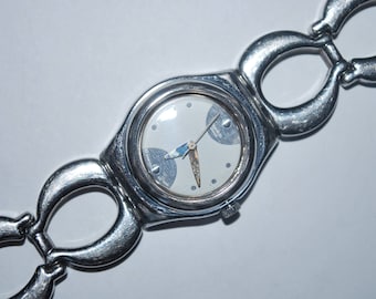 Vintage 2000 Swatch Watch YSS113G SWEET HEART Irony Lady Quartz Swiss Stainless Steel Case Classic Sporty