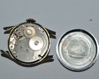 Manson Mechanical Wind Up Watch Swiss Made 26mm 1960s Sold As Is Good For  Parts Or Repair