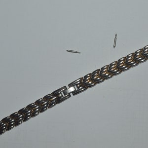 SEIKO 48V9-ZI 11mm Original Strap Base Metal Used Very Good Conditions Real Vintage Strap