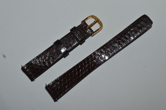 Seiko Genuine Leather Strap 13mm Brown Canada Sal… - image 2