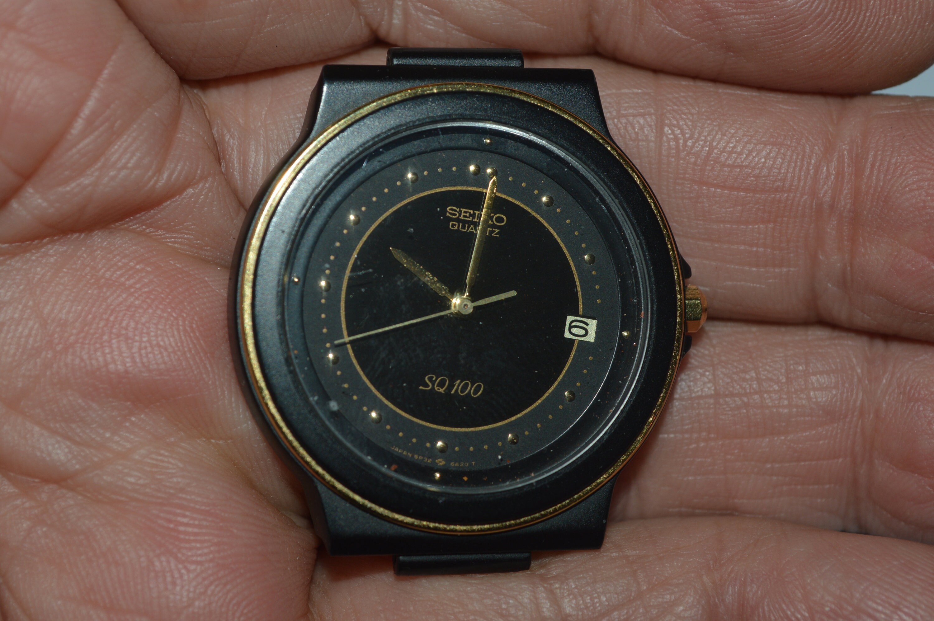 Vintage SEIKO SQ100 Quartz Watch 5P32-6A20 Not Working Sold - Etsy