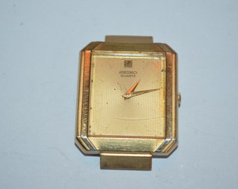 Vintage SEIKO Quartz Watch 7430-5479 Not Working Sold As-Is Good For Parts