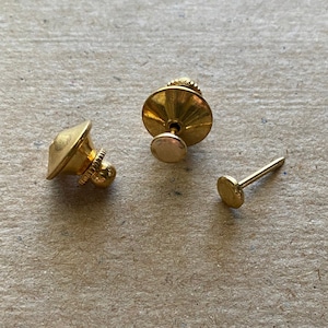 Tie Tack with Clutch Back Gold