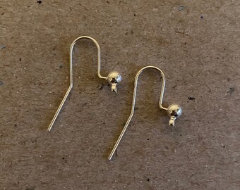 Ear Wire with 4mm ball and loop 10 pair