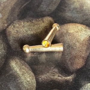 Bolo Tips Smooth With Ball End18 kt GOLD Plated
