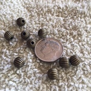 Bronze Beads Round 6mm