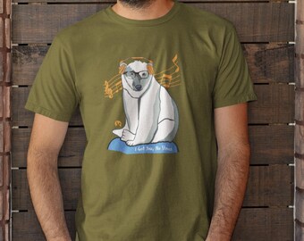 Polar Bear Music Shirt, Calm Confidence Graphic Tee, Chill Lifestyle Apparel