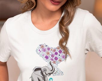 Soft Heart Strong Soul Elephant Shirt (Bilingual English Spanish)