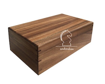 Essential Oil Box Storage ~ Custom Engraved ~ Personalized Box  — Slightly Imperfect — Scratch & Dent