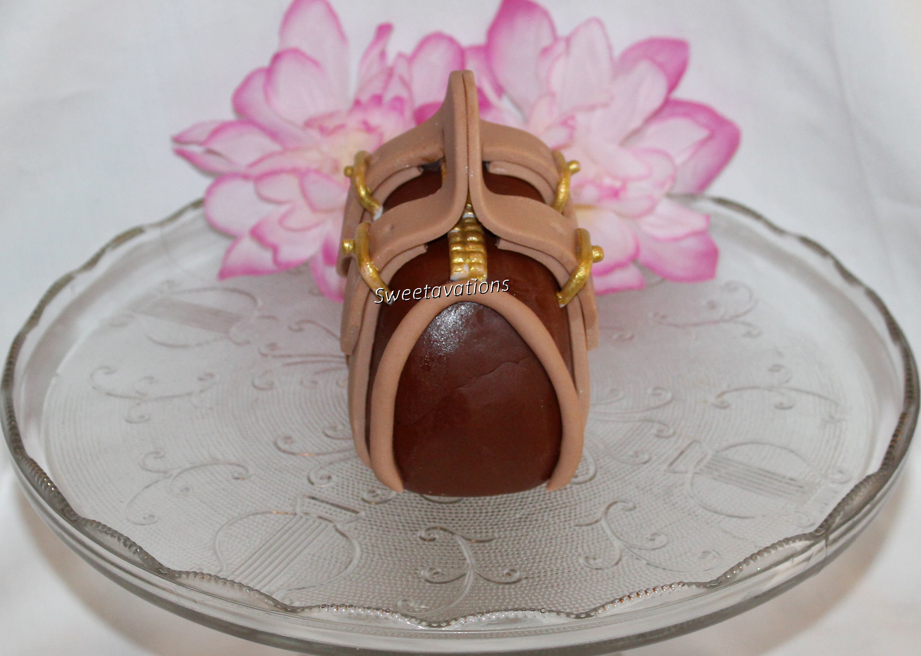 Fondant Purse Cake Topper Purse Topper Bag Cake Topper Etsy