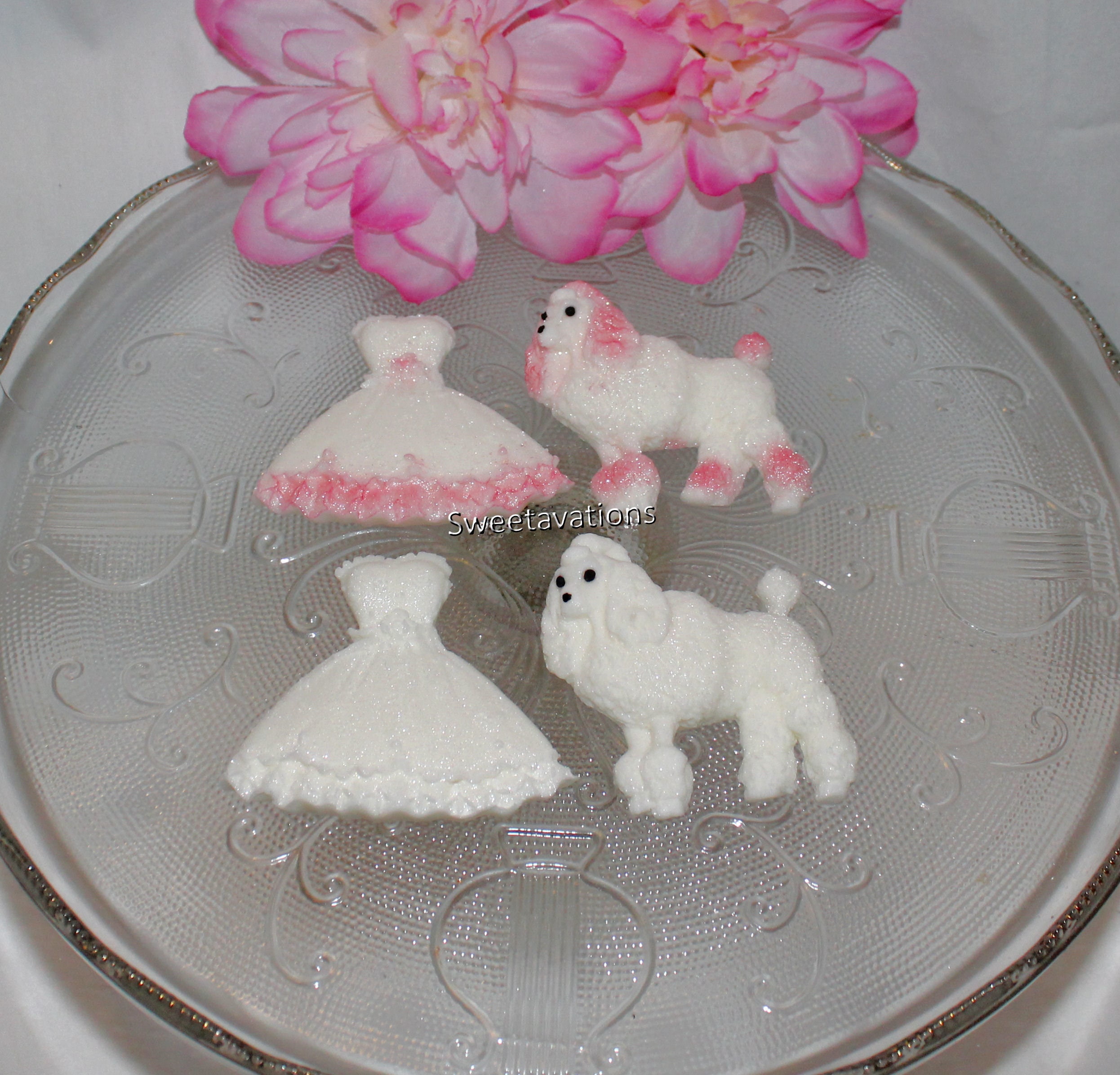 poodle fondant
