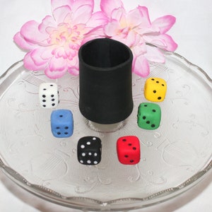 Fondant Dice Cake Topper - Casino Topper - Fondant Casino - Fondant Poker - Poker Cake Topper - Game Cake - Game Theme - Poker Birthday