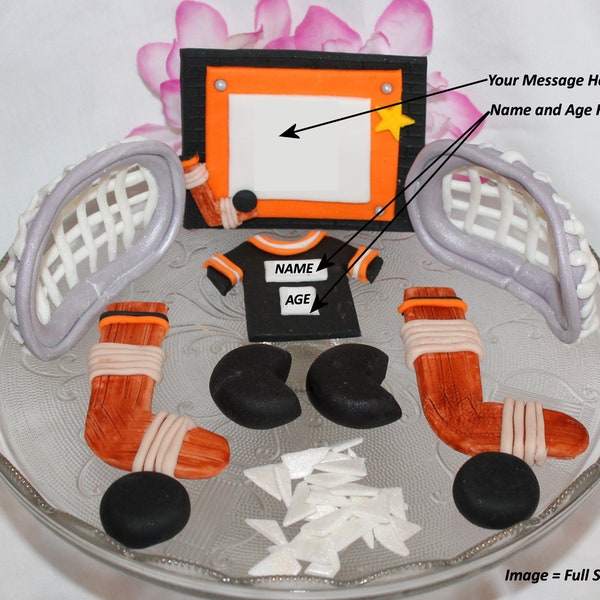 Hockey Cake Topper Etsy
