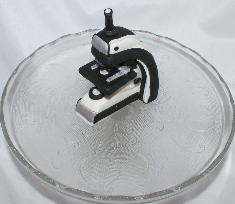 Fondant Microscope Cake Topper, Mad Scientist Birthday, Doctor ...