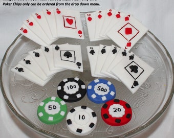 Fondant Poker Chips Etsy