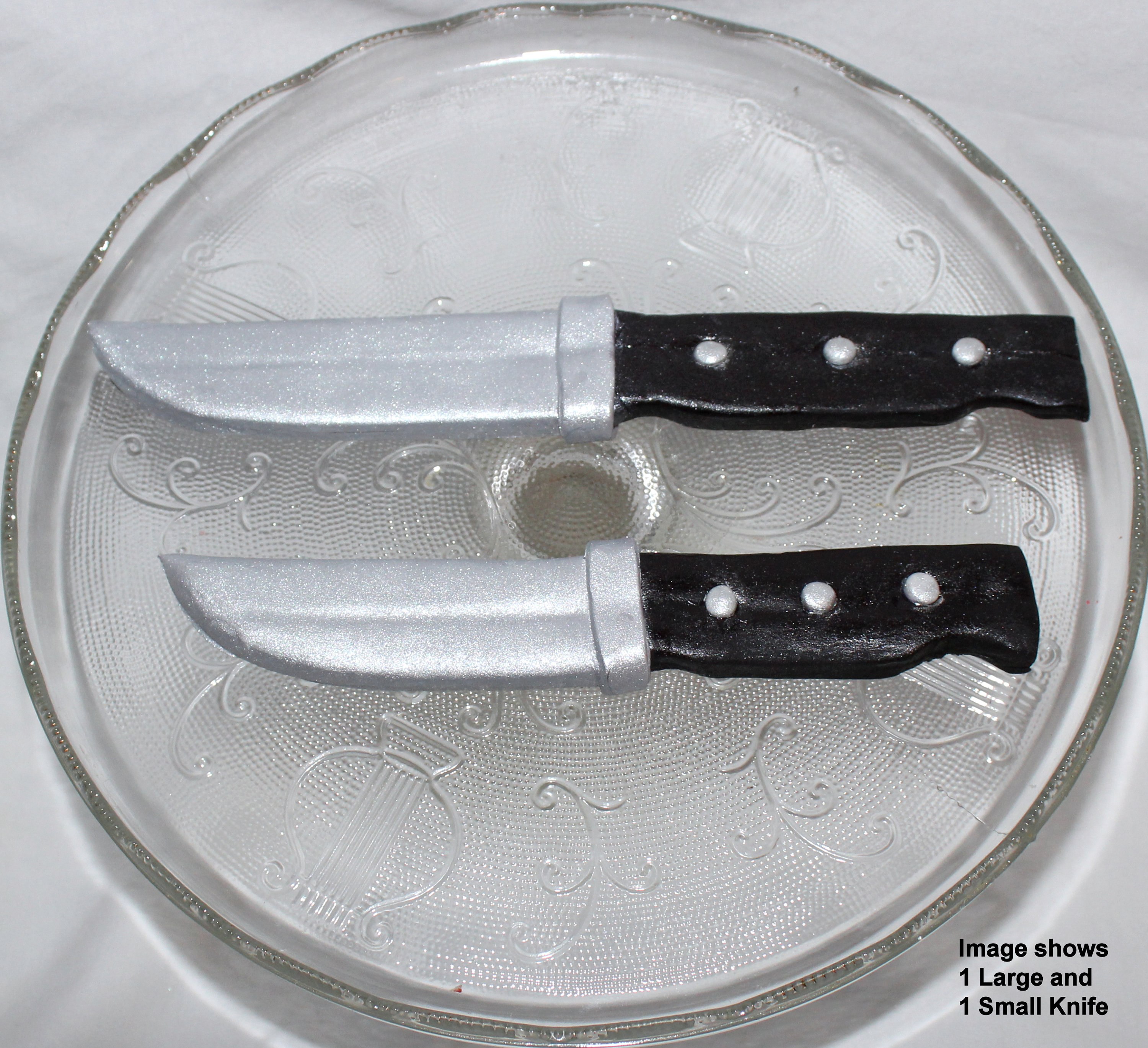 Tumbler Toppers / Bloody Knife Topper / Faux Ice and Lemon Topper