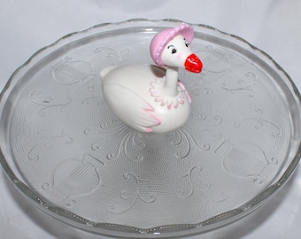 Fondant Mother Goose Cake Topper, Nursery Rhyme Baby Shower, Storybook Theme, Fairy Tale