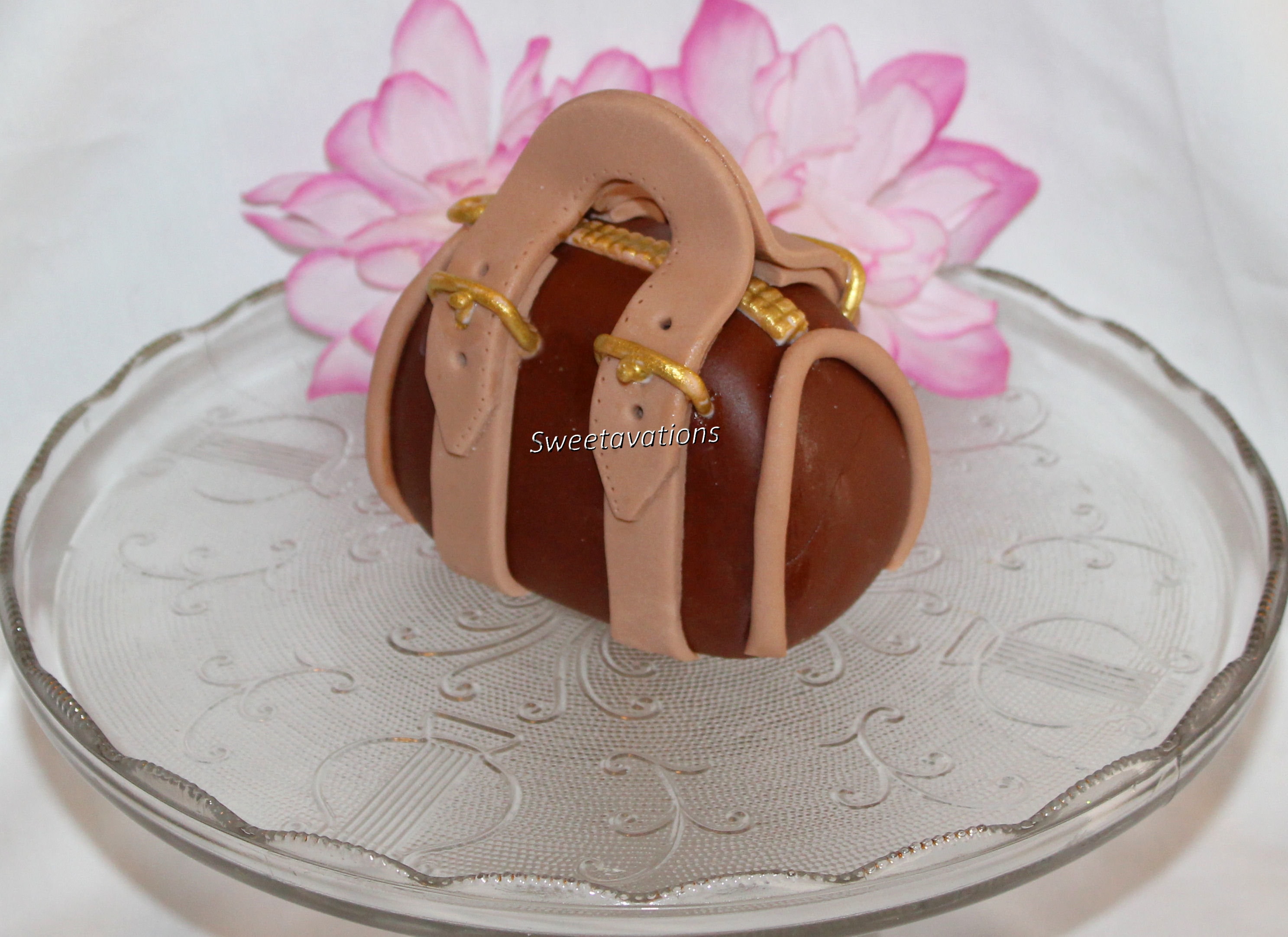 Fondant Purse Cake Topper Purse Topper Bag Cake Topper Etsy