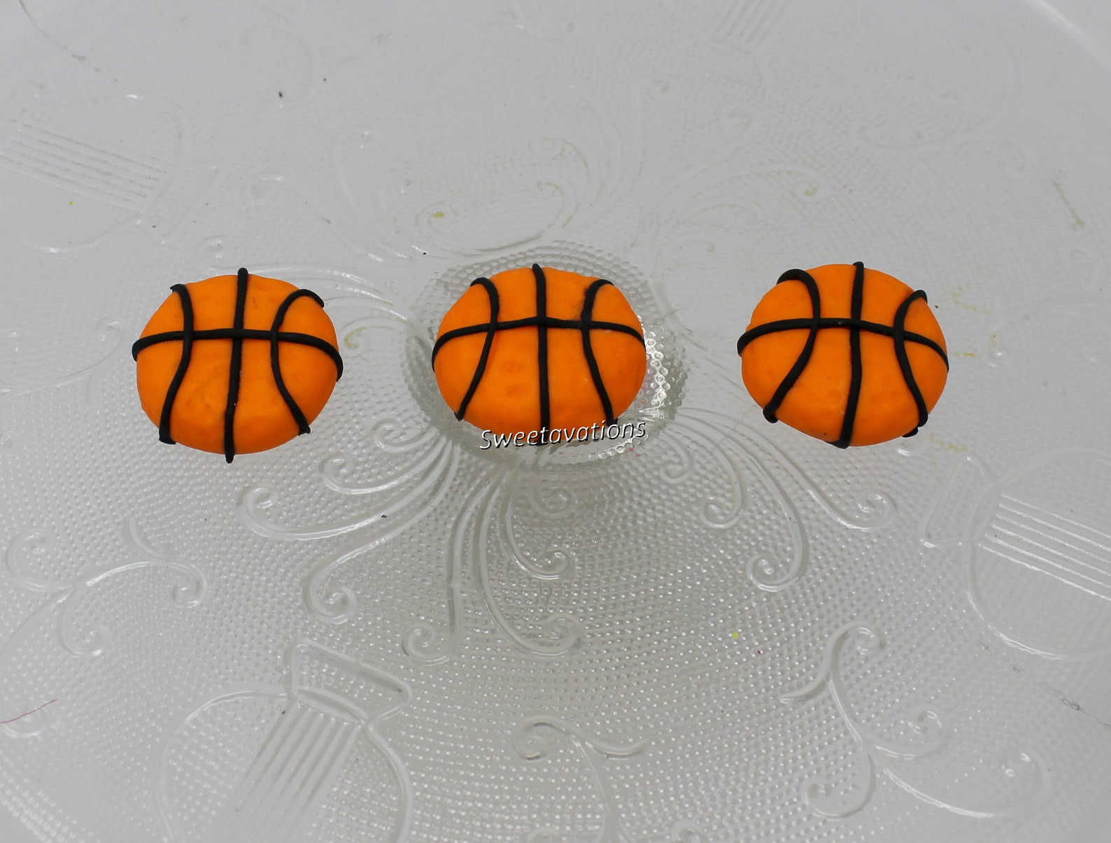 Fondant Basketball Jersey Cake Topper Basketball Topper Etsy