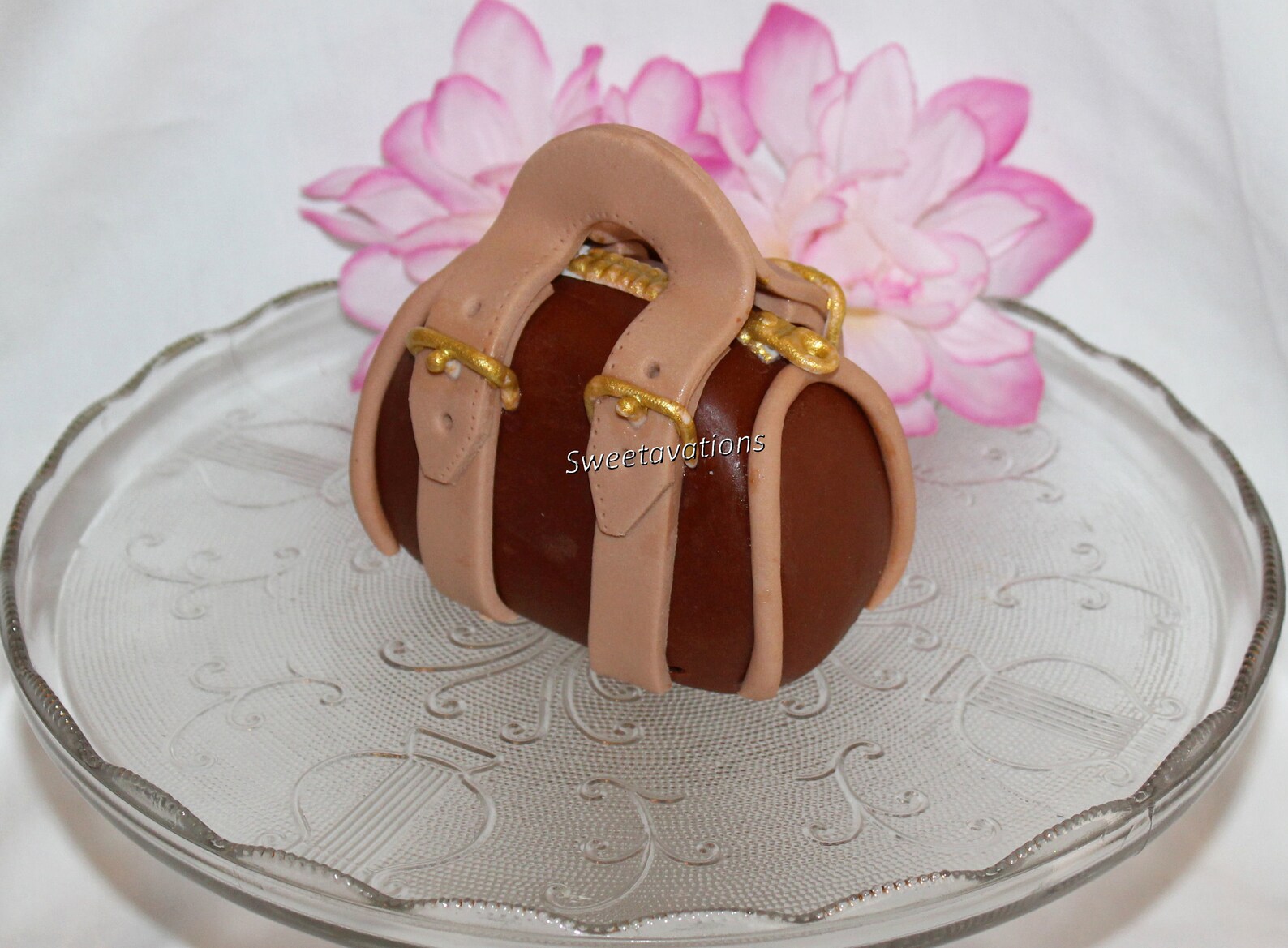 Fondant Purse Cake Topper Purse Topper Bag Cake Topper Etsy