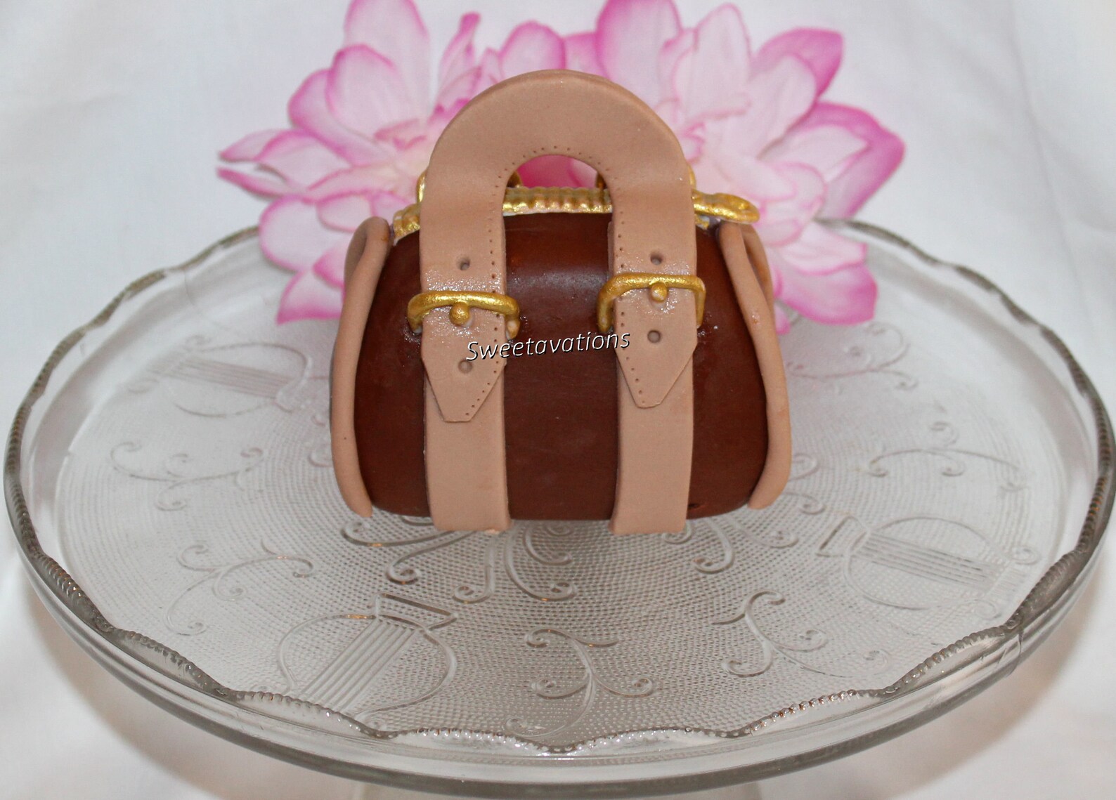 Fondant Purse Cake Topper Purse Topper Bag Cake Topper Etsy