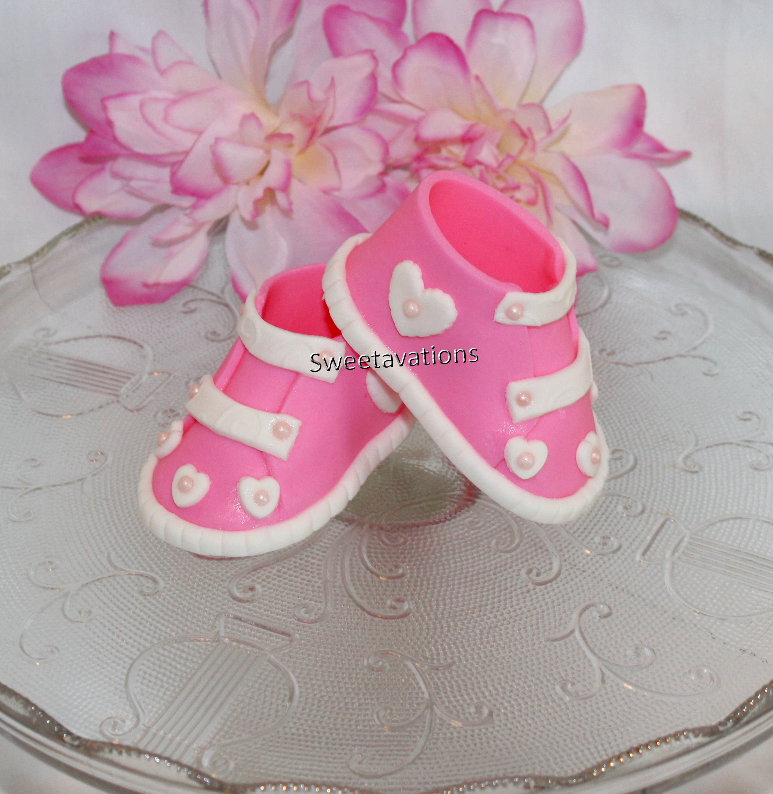 fondant booties