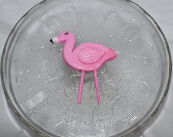 Fondant Flamingo Cake Topper  - Flamingo Topper - Flamingo Cupcake Topper - Pink Flamingo - Luau - Flamingo Baby Shower - Flamingo Birthday