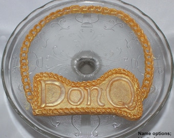 Fondant Bling Cake Topper, Bling Birthday, Jewelry Theme, Necklace, Ring, Grill, Dollar Sign